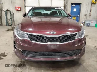 2016 Kia Optima LX with VIN 5XXGT4L36GG004985, listed as a Copart auction lot 48245515 with 127,315 mi miles and Salvage Title. Bid and sale history available at carsss.com. Image 5.