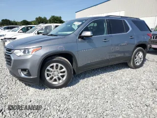 2020 Chevrolet Traverse LT Leather with VIN 1GNEVHKWXLJ238869, listed as a Copart auction lot 54712885 with 123,873 mi miles and Salvage Title. Bid and sale history available at carsss.com. Image 1.