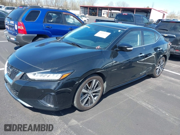 2019 Nissan Maxima SV with VIN 1N4AA6AV5KC377042, listed as a IAAI auction lot 41839754 with 53,962 mi miles and . Bid and sale history available at DreamBid. Image 16.
