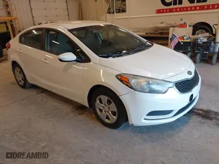 2014 Kia Forte LX with VIN KNAFK4A61E5060696, listed as a IAAI auction lot 41280702 with 229,591 mi miles. Bid and sale history available at carsss.com. Image 1.