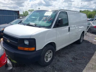 2011 Chevrolet Express Cargo with VIN 1GCWGFBA3B1107667, listed as a IAAI auction lot 42066960 with 300,390 mi miles. Bid and sale history available at carsss.com. Image 2.