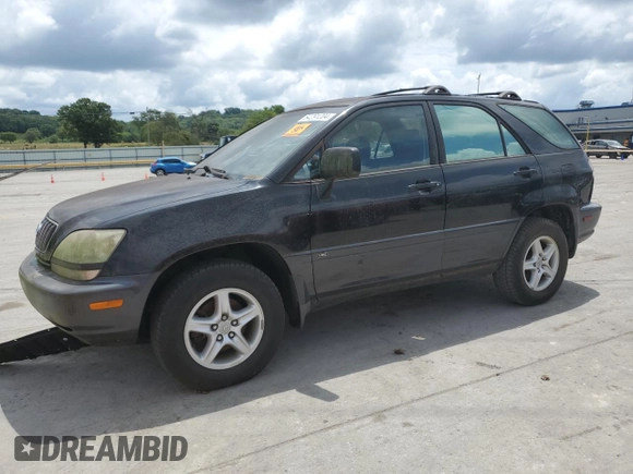 2001 Lexus RX 300 with VIN JTJGF10U810091085, listed as a Copart auction lot 64291204 with 182,357 mi miles and Clean Title. Bid and sale history available at DreamBid. Image 1.