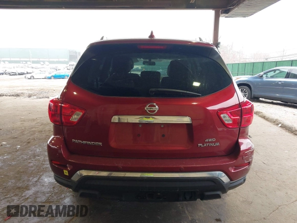 2019 Nissan Pathfinder S z VIN 5N1DR2MM5KC592248, wystawiony jako IAAI lot #41913415 z przebiegiem 83 024 mil mil oraz . Historia ofert i sprzedaży dostępna na DreamBid. Obrazek 16.