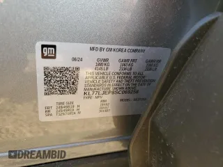 2025 Chevrolet Trax 2RS with VIN KL77LJEP8SC069258, listed as a Copart auction lot 47516225 with 4,974 mi miles and Salvage Title. Bid and sale history available at carsss.com. Image 14.