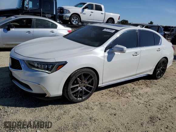 2018 Acura RLX Technology with VIN JH4KC1F53JC000257, listed as a Copart auction lot 75727304 with 144,037 mi miles and Clean Title. Bid and sale history available at carsss.com. Image 1.