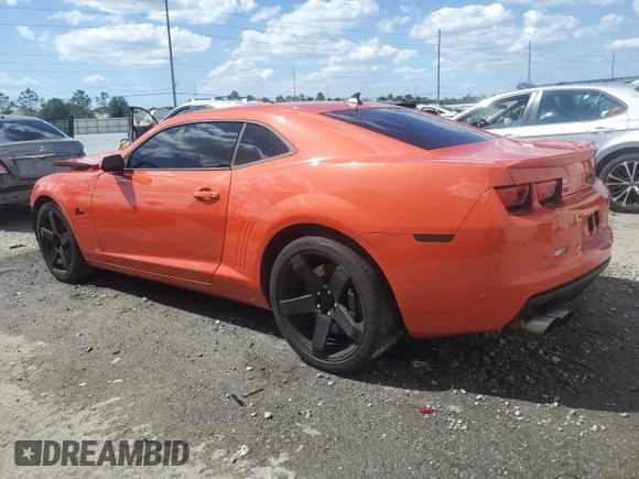 2011 Chevrolet Camaro 2SS with VIN 2G1FT1EW8B9115581, listed as a Copart auction lot 51953975 with 125,701 mi miles and Salvage Title. Bid and sale history available at DreamBid. Image 2.