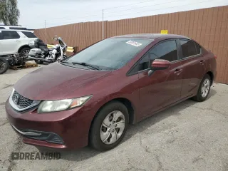 2014 Honda Civic LX z VIN 19XFB2F57EE062741, wystawiony jako Copart lot #50081945 z przebiegiem 170 267 mil mil oraz Szkoda całkowita • Salvage title. Historia ofert i sprzedaży dostępna na DreamBid. Obrazek 1.