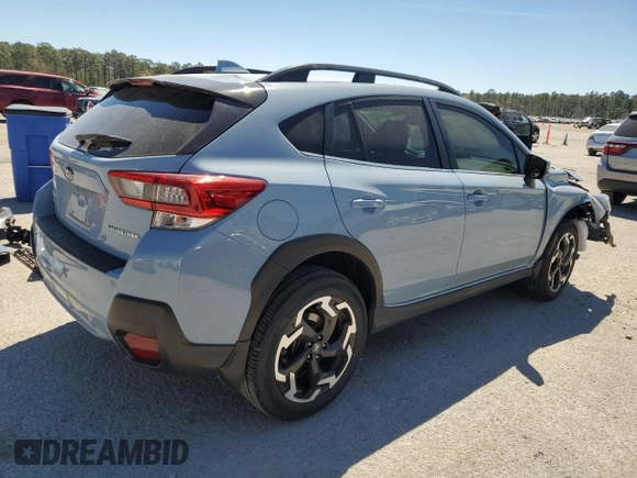 2022 Subaru Crosstrek Limited with VIN JF2GTHNC8NH287413, listed as a Copart auction lot 50107855 with 35,227 mi miles and Salvage Title. Bid and sale history available at carsss.com. Image 3.