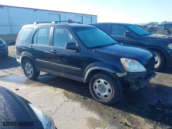 2005 Honda CR-V LX with VIN JHLRD68555C014550, listed as a IAAI auction lot 41986080 with 263,617 mi miles. Bid and sale history available at carsss.com. Image 1.