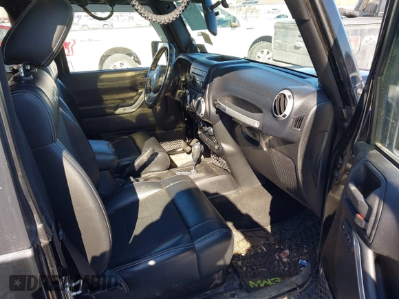 2012 Jeep Wrangler Rubicon with VIN 1C4BJWCG7CL193445, listed as a IAAI auction lot 41423362 with 60,707 mi miles and . Bid and sale history available at DreamBid. Image 5.