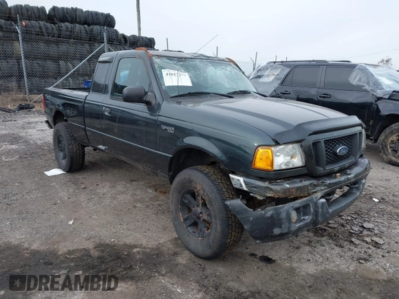 2005 Ford Ranger XL with VIN 1FTYR15E85PA55832, listed as a IAAI auction lot 41617377 with 149,625 mi miles. Bid and sale history available at carsss.com. Image 1.