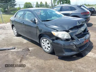 2009 Toyota Corolla with VIN 2T1BU40E39C080252, listed as a IAAI auction lot 42574837 with 101,989 mi miles and . Bid and sale history available at DreamBid. Image 1.