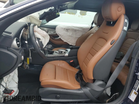2023 Mercedes-Benz C 300 with VIN W1KWK8DB4PG126089, listed as a Copart auction lot 87676775 with 17,033 mi miles and Non Repairable. Bid and sale history available at DreamBid. Image 7.