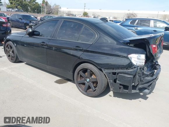 2014 BMW 3 Series 328i with VIN WBA3C1C55EK115218, listed as a IAAI auction lot 41824817 with 101,941 mi miles. Bid and sale history available at carsss.com. Image 3.
