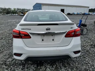 2017 Nissan Sentra SV with VIN 3N1AB7AP8HY255485, listed as a Copart auction lot 57142725 with Not provided miles and Salvage title. Bid and sale history available at DreamBid. Image 6.