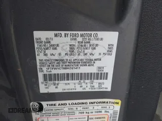2011 Ford F-150 XLT with VIN 1FTFW1CT8BKD21411, listed as a IAAI auction lot 42077959 with 152,665 mi miles. Bid and sale history available at carsss.com. Image 9.