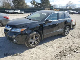 2014 Acura RDX Tech Pkg with VIN 5J8TB4H53EL021253, listed as a Copart auction lot 47018455 with 164,847 mi miles and Salvage Title. Bid and sale history available at carsss.com. Image 1.