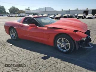 2004 Chevrolet Corvette with VIN 1G1YY22G945125940, listed as a Copart auction lot 67091364 with 76,677 mi miles and Salvage Title. Bid and sale history available at carsss.com. Image 4.