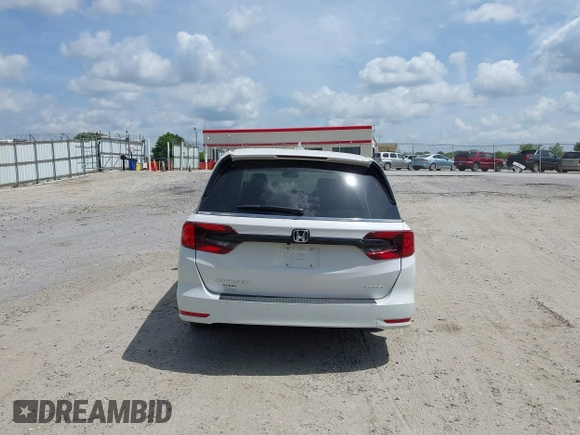 2024 Honda Odyssey Sport with VIN 5FNRL6H78RB064563, listed as a IAAI auction lot 42071907 with 7,628 mi miles and . Bid and sale history available at DreamBid. Image 16.
