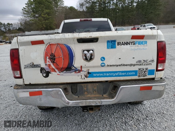 2012 Ram 2500 ST with VIN 3C6TD5HT9CG218779, listed as a Copart auction lot 47538835 with 0 mi miles and Salvage Title. Bid and sale history available at carsss.com. Image 6.