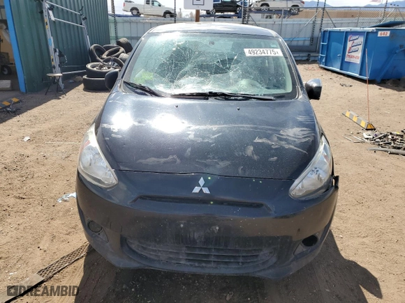 2015 Mitsubishi Mirage DE with VIN ML32A3HJ4FH000844, listed as a Copart auction lot 49234775 with 129,212 mi miles and Salvage Title. Bid and sale history available at carsss.com. Image 5.