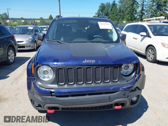 2017 Jeep Renegade Trailhawk с VIN ZACCJBCB6HPF64129, выставлен на аукционе IAAI как лот 42435742 с пробегом 74 975 миль миль и . История ставок и продаж доступна на DreamBid. Изображение 12.