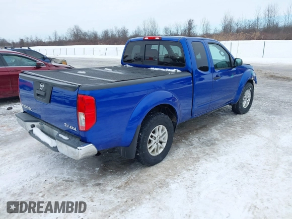 2015 Nissan Frontier SV with VIN 1N6AD0CWXFN717667, listed as a IAAI auction lot 41566217 with 117,236 mi miles and . Bid and sale history available at DreamBid. Image 4.