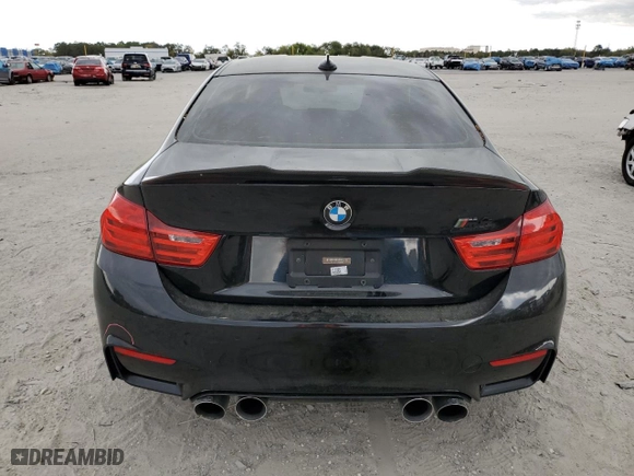 2017 BMW M4 with VIN WBS3R9C55HK709790, listed as a Copart auction lot 47598675 with 87,356 mi miles and Non Repairable. Bid and sale history available at carsss.com. Image 6.