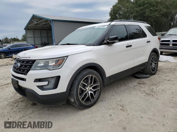 2016 Ford Explorer Sport with VIN 1FM5K8GT9GGC30096, listed as a Copart auction lot 41637985 with 148,218 mi miles and Salvage Title. Bid and sale history available at carsss.com. Image 1.