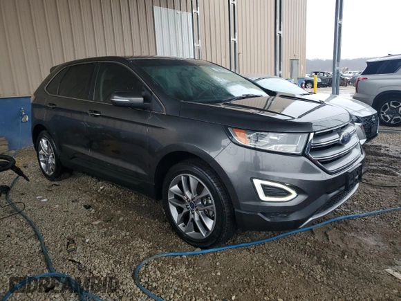 2018 Ford Edge Titanium with VIN 2FMPK4K94JBB52161, listed as a Copart auction lot 47660285 with 123,683 mi miles and Clean Title. Bid and sale history available at carsss.com. Image 4.