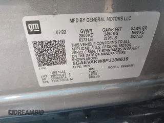 2023 Buick Enclave Essence with VIN 5GAEVAKW8PJ106619, listed as a IAAI auction lot 41919680 with 15,905 mi miles and . Bid and sale history available at DreamBid. Image 9.