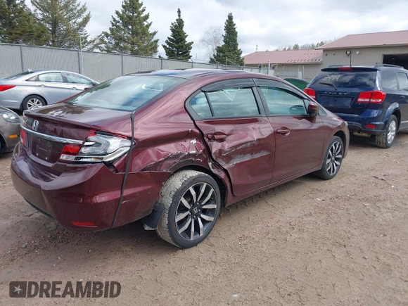 2014 Honda Civic EX-L with VIN 19XFB2F98EE049497, listed as a IAAI auction lot 42011129 with 132,580 mi miles and . Bid and sale history available at DreamBid. Image 4.
