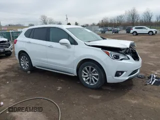 2020 Buick Envision Essence with VIN LRBFX2SA7LD121255, listed as a IAAI auction lot 41864673 with 33,715 mi miles and . Bid and sale history available at carsss.com. Image 1.