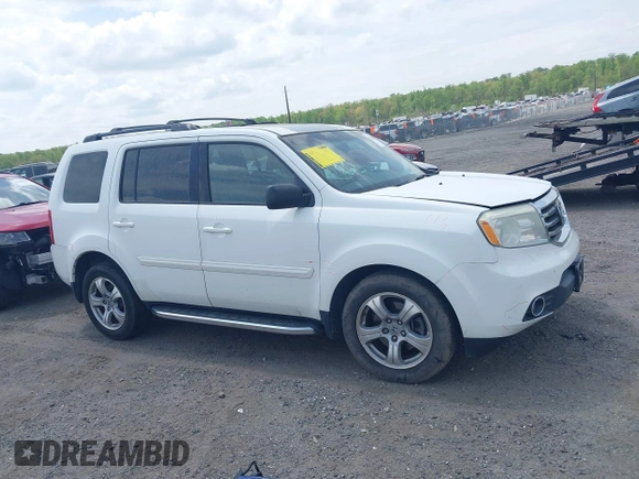 2014 Honda Pilot EX-L with VIN 5FNYF3H50EB005811, listed as a IAAI auction lot 42115804 with 216,033 mi miles and . Bid and sale history available at DreamBid. Image 13.