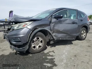 2015 Honda CR-V LX with VIN 3CZRM3H3XFG708959, listed as a Copart auction lot 47263755 with 100,082 mi miles and Salvage Title. Bid and sale history available at carsss.com. Image 1.