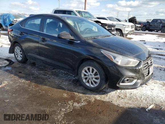 2019 Hyundai Accent SE with VIN 3KPC24A35KE055268, listed as a Copart auction lot 44917385 with 40,327 mi miles and Salvage Title. Bid and sale history available at carsss.com. Image 4.
