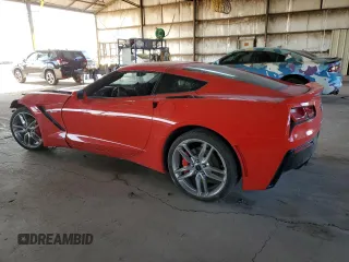 2015 Chevrolet Corvette 1LT with VIN 1G1YA2D73F5118809, listed as a Copart auction lot 52425605 with 0 mi miles and Salvage Title. Bid and sale history available at carsss.com. Image 2.