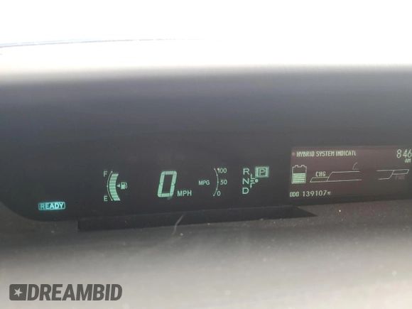 2010 Toyota Prius II z VIN JTDKN3DU6A1300422, wystawiony jako Copart lot #60172255 z przebiegiem 139 107 mil mil oraz Szkoda całkowita • Salvage title. Historia ofert i sprzedaży dostępna na DreamBid. Obrazek 9.
