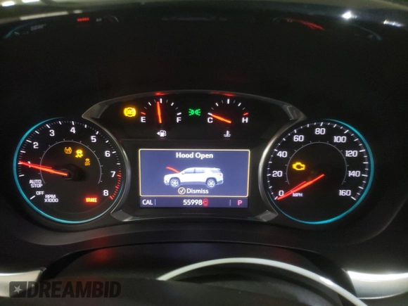 2021 Chevrolet Traverse RS with VIN 1GNERJKW4MJ150798, listed as a Copart auction lot 85663944 with 55,998 mi miles and Salvage Title. Bid and sale history available at carsss.com. Image 9.