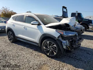 2020 Hyundai Tucson SEL with VIN KM8J3CAL8LU241299, listed as a Copart auction lot 76783474 with 0 mi miles and Salvage Title. Bid and sale history available at carsss.com. Image 4.
