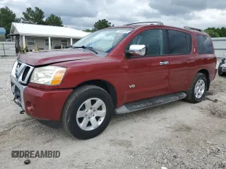 2006 Nissan Armada LE z VIN 5N1AA08BX6N737558, wystawiony jako Copart lot #59056135 z przebiegiem 183 935 mil mil oraz Czysty tytuł • Clean title. Historia ofert i sprzedaży dostępna na DreamBid. Obrazek 1.
