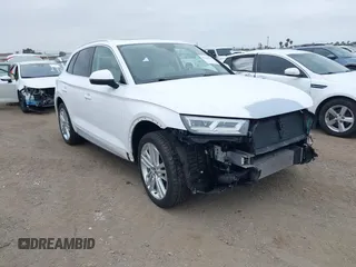 2018 Audi Q5 Prestige with VIN WA1CNAFY8J2198974, listed as a IAAI auction lot 42101083 with 41,687 mi miles and . Bid and sale history available at DreamBid. Image 1.