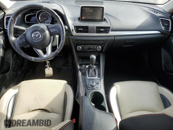 2015 Mazda 3 S Grand Touring with VIN JM1BM1W33F1260318, listed as a Copart auction lot 48729085 with 244,276 mi miles and Salvage title. Bid and sale history available at DreamBid. Image 8.