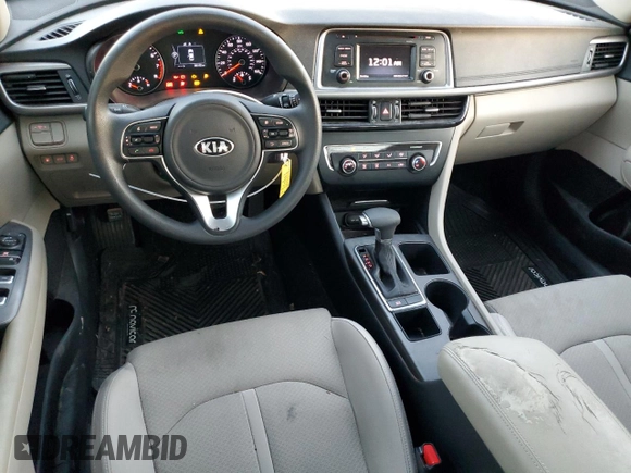 2016 Kia Optima LX z VIN 5XXGT4L36GG053507, wystawiony jako Copart lot #85898534 z przebiegiem 89 192 mil mil oraz Szkoda całkowita • Salvage title. Historia ofert i sprzedaży dostępna na DreamBid. Obrazek 8.