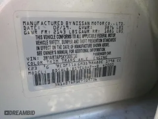 2019 Nissan Sentra S with VIN 3N1AB7AP5KY309736, listed as a Copart auction lot 52581625 with 99,340 mi miles and Salvage Title. Bid and sale history available at carsss.com. Image 13.