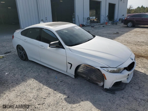 2016 BMW 4 Series 435i with VIN WBA4B1C55GG242323, listed as a Copart auction lot 43383195 with 159,409 mi miles and Salvage Title. Bid and sale history available at carsss.com. Image 4.