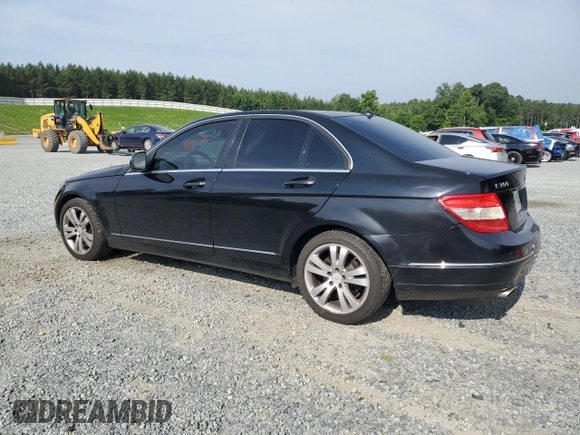 2009 Mercedes-Benz C 300 Sport with VIN WDDGF81X39F250355, listed as a Copart auction lot 59863925 with 137,654 mi miles and Salvage title. Bid and sale history available at DreamBid. Image 2.