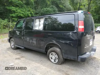 2015 Chevrolet Express Passenger LS with VIN 1GAWGPFG0F1141701, listed as a Copart auction lot 62818685 with 63,219 mi miles and Salvage title. Bid and sale history available at DreamBid. Image 2.