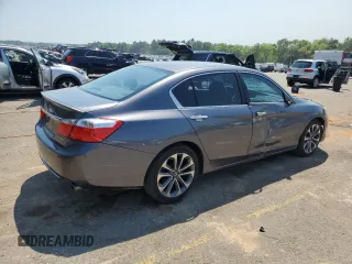 2014 Honda Accord Sport with VIN 1HGCR2F55EA136693, listed as a Copart auction lot 52370475 with 180,700 mi miles and Salvage Title. Bid and sale history available at DreamBid. Image 3.
