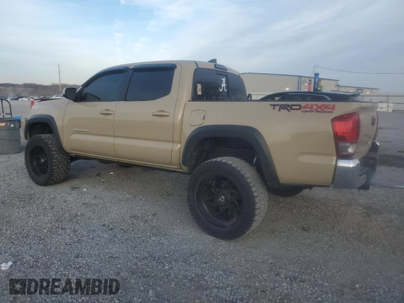 2017 Toyota Tacoma SR5 with VIN 3TMCZ5AN3HM115324, listed as a Copart auction lot 42344645 with 129,697 mi miles and Salvage Title. Bid and sale history available at carsss.com. Image 2.